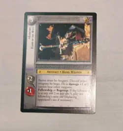 7R79 Anduril, Flame of the West [LP] lord of the rings lotr tcg Decipher - Image 2