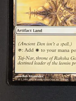 MTG Card - 1x Ancient Den - Mirrodin - NM/LP - Artifact - Magic The Gathering - Image 3