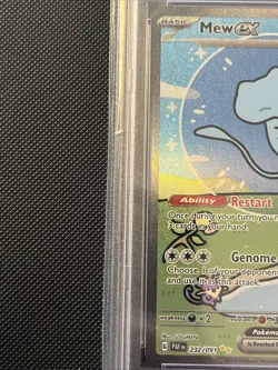 Pokemon Mew EX TCG Card 232/091 Paldean Fates Sir PSA10 Bubble Mew, UK. Stunning - Image 2