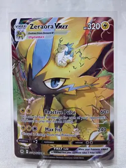 Pokemon Zeraora VMAX GG42/GG70 Crown Zenith: Galarian Gallery Holo | NM+ - Image 1