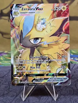 Pokemon Zeraora VMAX GG42/GG70 CRZ Crown Zenith Galarian Gallery NM - Image 1