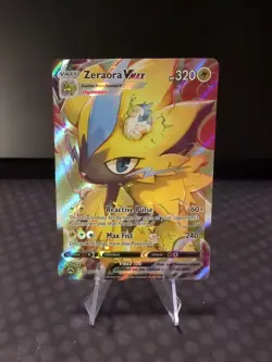 Pokemon Zeraora VMAX GG42/GG70 Crown Zenith Galarian Gallery Full Art NM - Image 1
