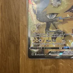 Pokemon Card Zeraora VMAX GG42/GG70 Crown Zenith Galarian Gallery Holo NM - Image 5