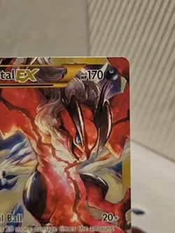 Pokemon Yveltal EX Full Art 2017 XY Black Star Promo Card XY150a LP - Image 2