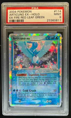 2004 Pokemon EX FireRed & LeafGreen Articuno Holo Rare #114/112 PSA 9 - Image 1