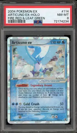 Pokemon Articuno ex EX Fire Red & Leaf Green Holo Ultra Rare #114 PSA 8 - Image 1