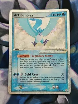 Pokemon EX Fire Red Leaf Green Articuno ex 114/112 Secret Rare Played - Image 1