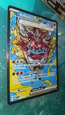 Hearthflame Mask Ogerpon EX Prismatic Evolutions Holo Pokemon TCG Card 148/131 - Image 2