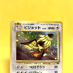 Pokemon Card Japanese【Pidgeot】No.018 Pokemon Jungle Old Back Holo Rare Nintendo - Image 2