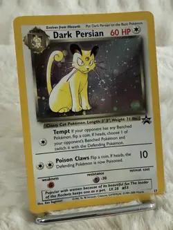 Pokemon TCG Dark Persian Black Star Promo #17 Rare Holo Card Mint Condition - Image 5