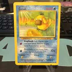 Pokemon Card Trading Card Fossil No. 53/62 Enton German LP - Image 1