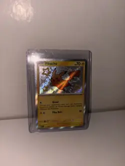 Pokemon Pikachu TCG Holo Shiny Rare Card Paldean Fates 131/091 - Image 1