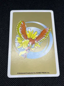 Totodile Pokemon Playing Card GOLD Ho-oh Back Nintendo JAPAN - Image 4