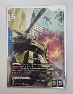 The-O GD03-002 LR+ Alt Art Steel Requiem Gundam TCG Card Game CCG English - Image 1
