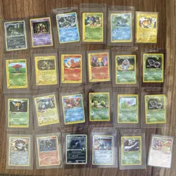 24 Pokemon Card Set Near Mint Includes All Shown Typhlosion, Gyarados, Etc - Image 1