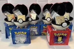 1999 Pokemon 23k Gold Plated Trading Card Burger King 1 Set Charizard - Image 1