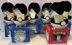 1999 Pokemon 23k Gold Plated Trading Card Burger King 1 Set Charizard - Image 4