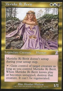 Merieke Ri Berit -Foil Light Play MTG Time Spiral Time Shifted - Image 1