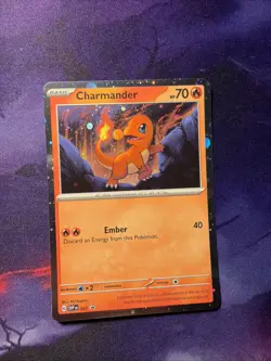 Charmander #047 Cosmos Holo Scarlet & Violet Promo Cards NM - Image 1