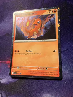 Charmander #047 Cosmos Holo Scarlet & Violet Promo Cards NM - Image 3