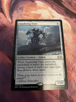 MTG magic cards 1x x1 NM-Mint, English Sundering Titan Double Masters - Image 1