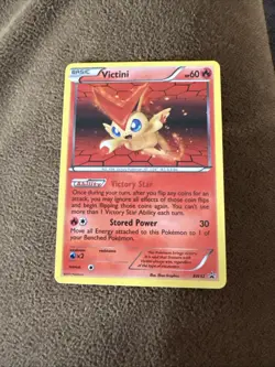 VICTINI LP Pokemon Card BW82 Shiny Holo 2011 TCG CCG PROMO - Image 1