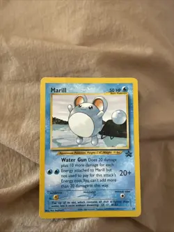 Marill 29 Black Star Promo Promo Regular Pokemon Card Vintage WOTC - Image 1