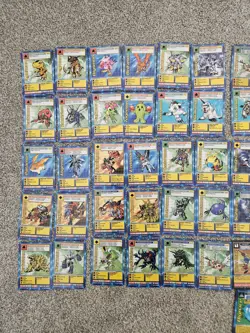 Digimon Card Game Series 1 Complete Set 63 Cards St1 Thru 62 - Image 1