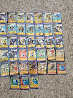 Digimon Card Game Series 1 Complete Set 63 Cards St1 Thru 62 - Image 2