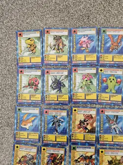 Digimon Card Game Series 1 Complete Set 63 Cards St1 Thru 62 - Image 3
