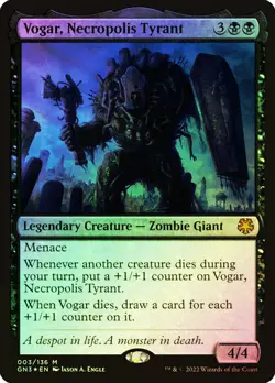 MTG FOIL Vogar, Necropolis Tyrant - Game Night: Free-for-All #003 - Image 1
