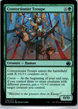 Contortionist Troupe MID MTG 178/277 FOIL UNCOMMON M/NM - Image 1