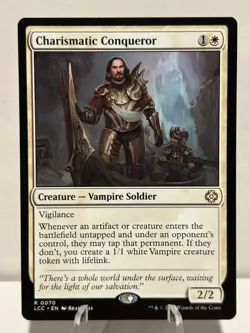 Charismatic Conqueror 70 R Commander: The Lost Caverns of Ixalan NM MTG - Image 1