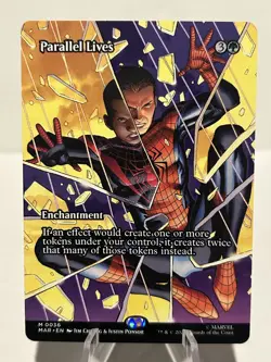 Parallel Lives (Borderless) 36 M Marvel Universe Eternal-Legal NM MTG - Image 1