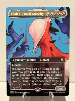 Ulalek, Fused Atrocity (Borderless) 16 M Commander: Modern Horizons 3 NM MTG - Image 1