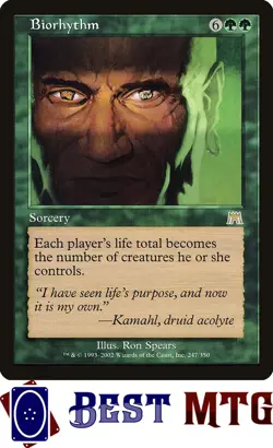 Magic The Gathering MTG Biorhythm 247 Foil MP Onslaught - Image 1