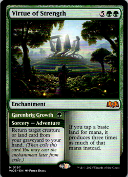 Virtue of Strength #197 || MTG - Wilds of Eldraine || 2023 - Image 1