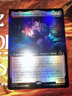 Kirol, Attentive First-Year (Extended Art) Lorwyn Eclipsed Foil - Image 1