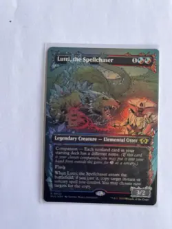 Lutri the Spellchaster Legendary Creature-Elemental Otter Foil R0052 - Image 1
