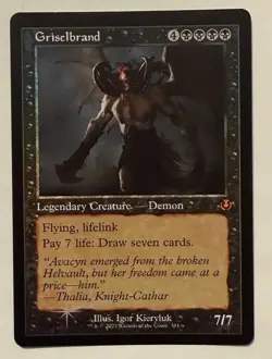 Griselbrand Retro Frame Foil - Mythic - Innistrad Remastered MTG - Image 1