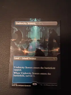 Wizards Undercity Sewers, Borderless Land, Rare, Murders at Karlov Manor, 332 - Image 1