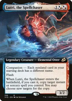 Magic The Gathering MTG LUTRI, THE SPELLCHASER EXTENDED ART Ikoria NM - Image 1