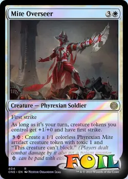 Mite Overseer 404 MTG Phyrexia: All Will Be One Rare NP - Image 1