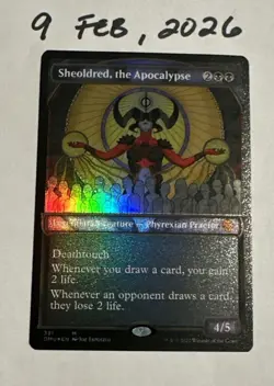 Sheoldred, the Apocalypse (Textured Foil) Dominaria United Foil - Image 1