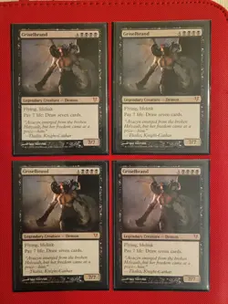Magic: The Gathering Griselbrand x4 Legendary Creature Avacyn Restored Black - Image 1
