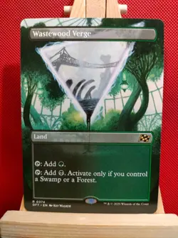 Wastewood Verge (Borderless) - Aetherdrift - Rare - NM (See pics) MTG - Image 1