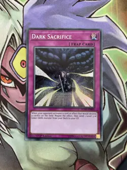 BLHR-EN056 Dark Sacrifice Secret Rare 1st Edition NM Yugioh Card - Image 1