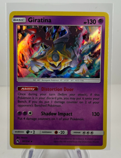 Giratina 97/214 Pokemon TCG Sun & Moon Lost Thunder Holo LP - Image 1