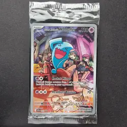 Team Rockets Wobbuffet SVP203 - Sealed Black Star Promo Pokemon Destined Rivals - Image 1