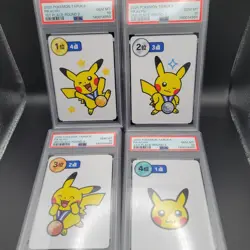 Pokemon 2025 Taruka Pikachu 1st - 4th Place - ROUND 2 Full Set PSA 10 SET - Image 1
